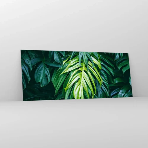 Quadro em vidro - Mergulhar no frescor - 100x40 cm