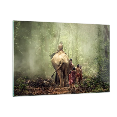 Quadro em vidro - Novo Livro da Selva - 120x80 cm