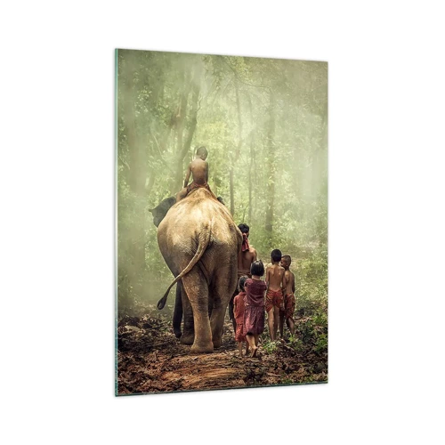 Quadro em vidro - Novo Livro da Selva - 70x100 cm