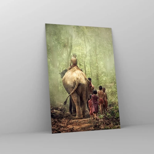 Quadro em vidro - Novo Livro da Selva - 70x100 cm