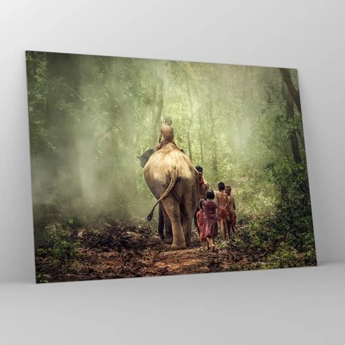 Quadro em vidro - Novo Livro da Selva - 70x50 cm