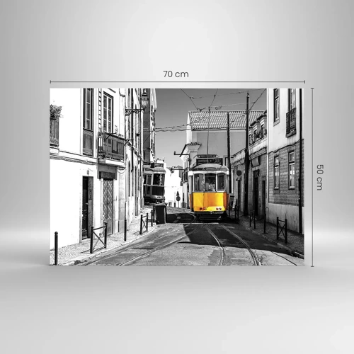 Quadro em vidro - O Espírito de Lisboa - 70x50 cm