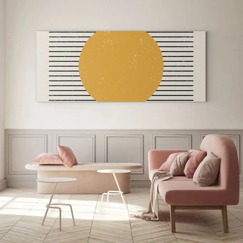 Quadro em vidro - O poder da simplicidade - 120x50 cm