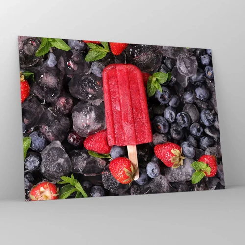 Quadro em vidro - O sabor de um verão quente - 70x50 cm