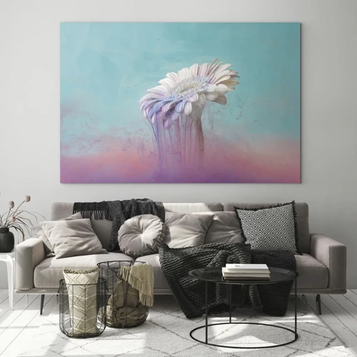 Quadro em vidro - O submundo das flores - 70x50 cm