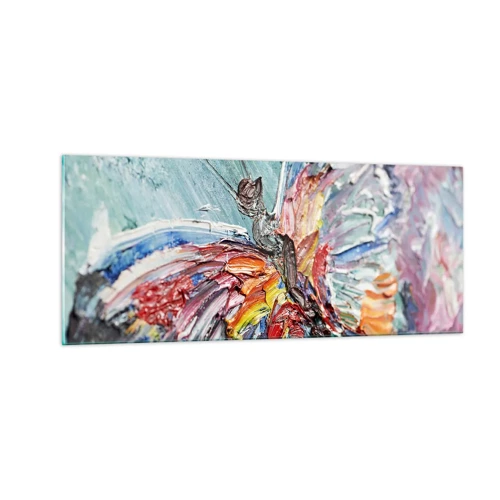 Quadro em vidro - Pintado pela natureza - 100x40 cm