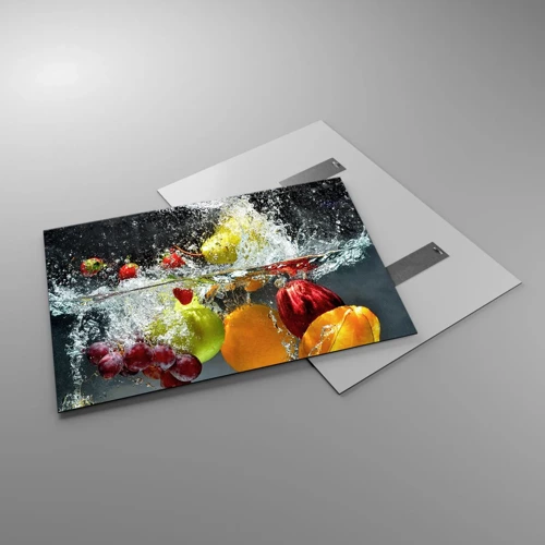 Quadro em vidro - Refresco de frutas - 100x70 cm