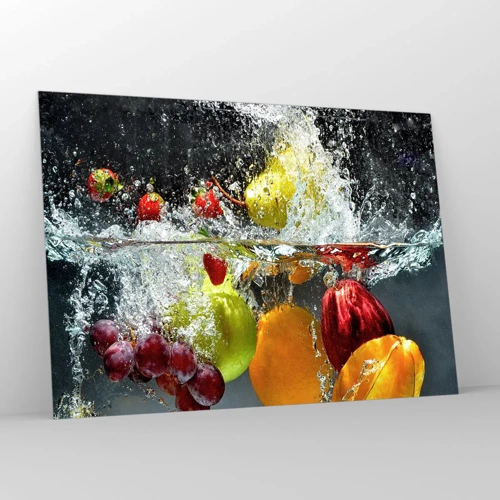 Quadro em vidro - Refresco de frutas - 100x70 cm