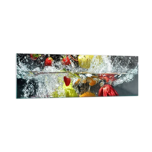 Quadro em vidro - Refresco de frutas - 160x50 cm