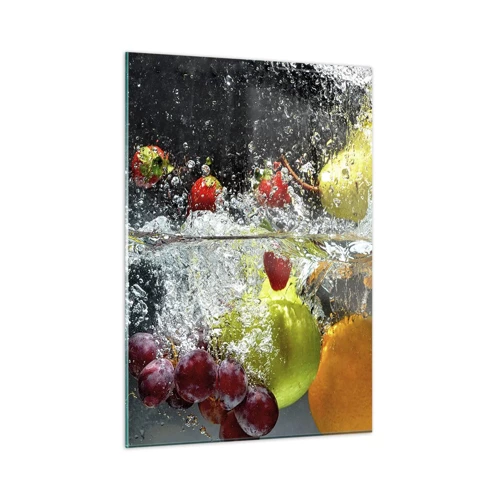 Quadro em vidro - Refresco de frutas - 50x70 cm