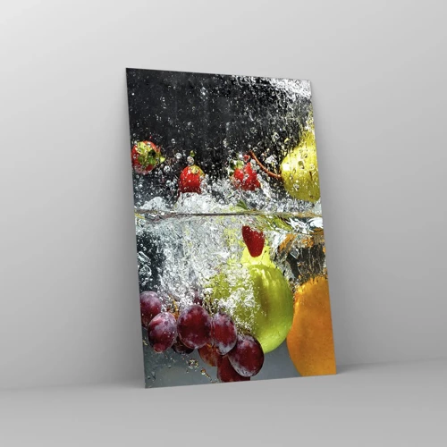 Quadro em vidro - Refresco de frutas - 80x120 cm