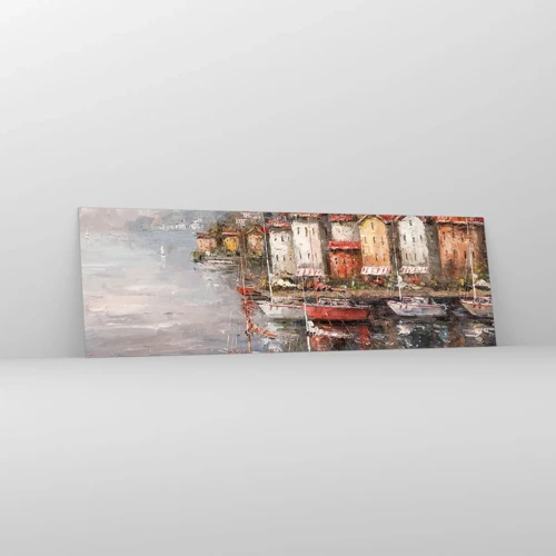 Quadro em vidro - Refúgio romântico - 160x50 cm