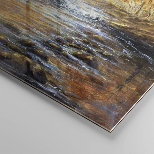 Quadro em vidro - Riacho Dourado - 140x50 cm