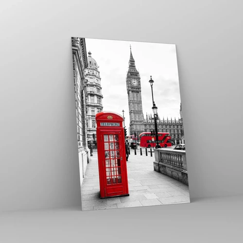 Quadro em vidro - Sem dúvida, Londres - 70x100 cm