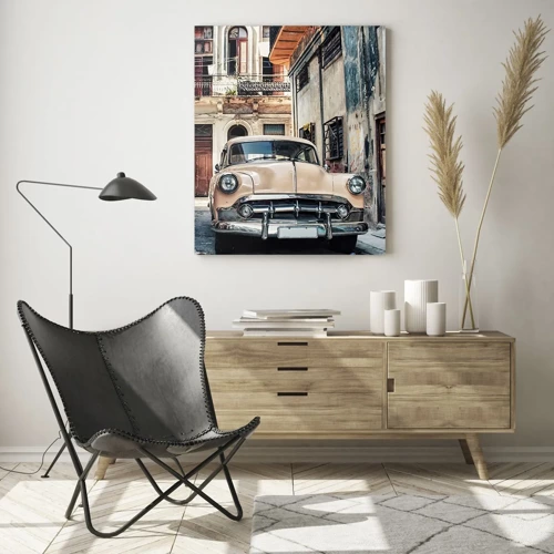 Quadro em vidro - Siesta em Havana - 50x70 cm