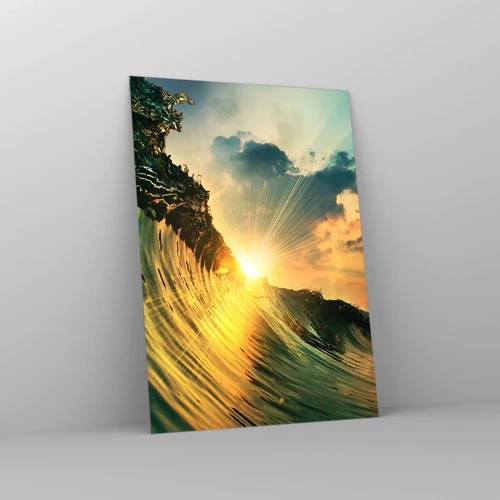 Quadro em vidro - Surfer, onde está? - 50x70 cm