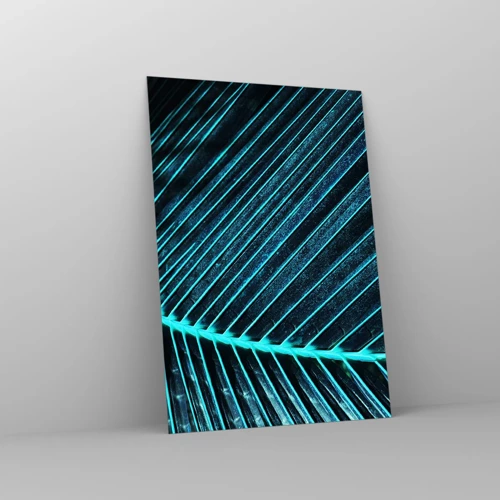 Quadro em vidro - Textura verde - 70x100 cm