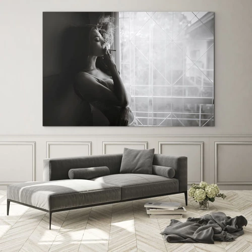 Quadro em vidro - Um momento sensual - 70x50 cm