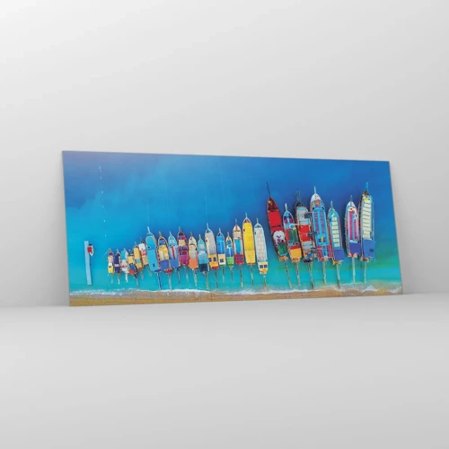 Quadro em vidro - Vista panorâmica - 100x40 cm