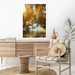 Pôster - A cascata do parque - 70x100 cm