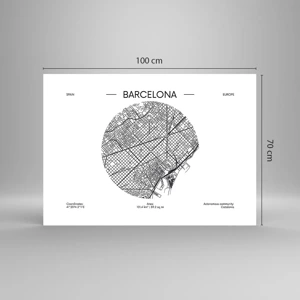 Pôster - Anatomia de Barcelona - 100x70 cm