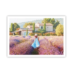 Pôster - Menina Lavanda - 100x70 cm