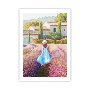 Pôster - Menina Lavanda - 50x70 cm