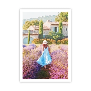 Pôster - Menina Lavanda - 70x100 cm