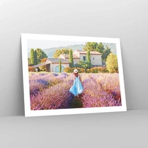 Pôster - Menina Lavanda - 70x50 cm