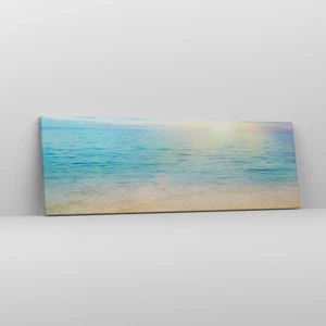 Quadro em tela - Grande azul - 90x30 cm