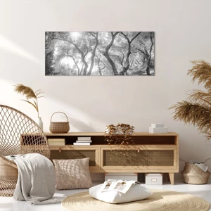 Quadro em tela - No olival - 100x40 cm