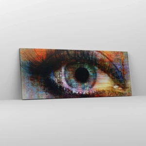 Quadro em tela - Pode olhar para a alma - 100x40 cm