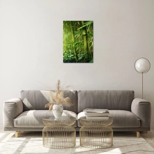 Quadro em vidro - Conheça a vegetação  - 50x70 cm