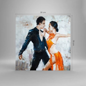 Quadro em vidro - Dirty dancing - 30x30 cm