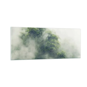 Quadro em vidro - Envolto em neblina - 100x40 cm