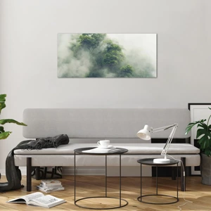 Quadro em vidro - Envolto em neblina - 100x40 cm