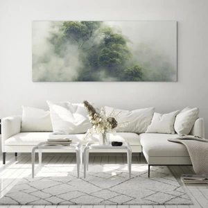 Quadro em vidro - Envolto em neblina - 100x40 cm