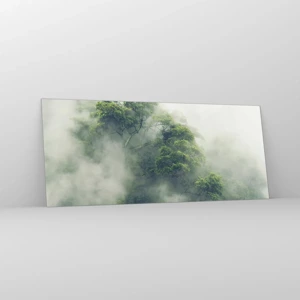 Quadro em vidro - Envolto em neblina - 120x50 cm