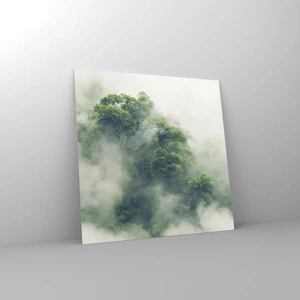 Quadro em vidro - Envolto em neblina - 70x70 cm