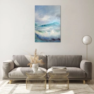 Quadro em vidro - O vento uivava triunfalmente… - 70x100 cm